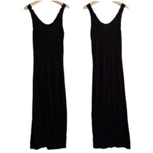 Aritzia T. BABATON Sleeveless Maxi Dress Black Sz XS